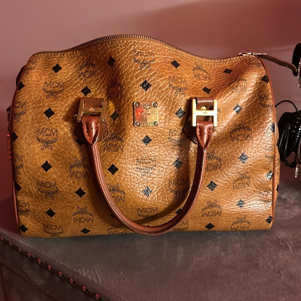 Old School MCM Boston Bag. In Excellent Condition.